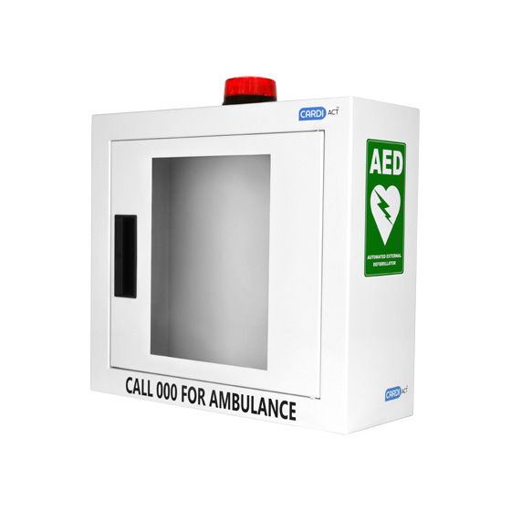 Defibrillator Wall Cabinet With Flashing Light And Alarm